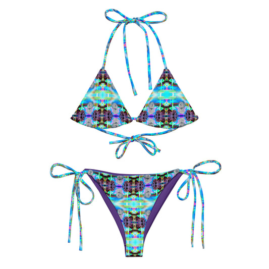 PSO Hyperwave - All-over print recycled string bikini