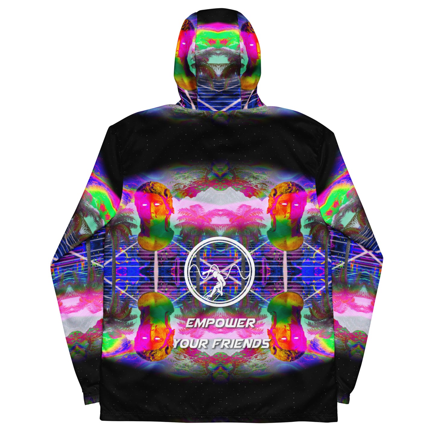 Mountain Hyperwave Empower your friends Logo - Unisex Windbreaker