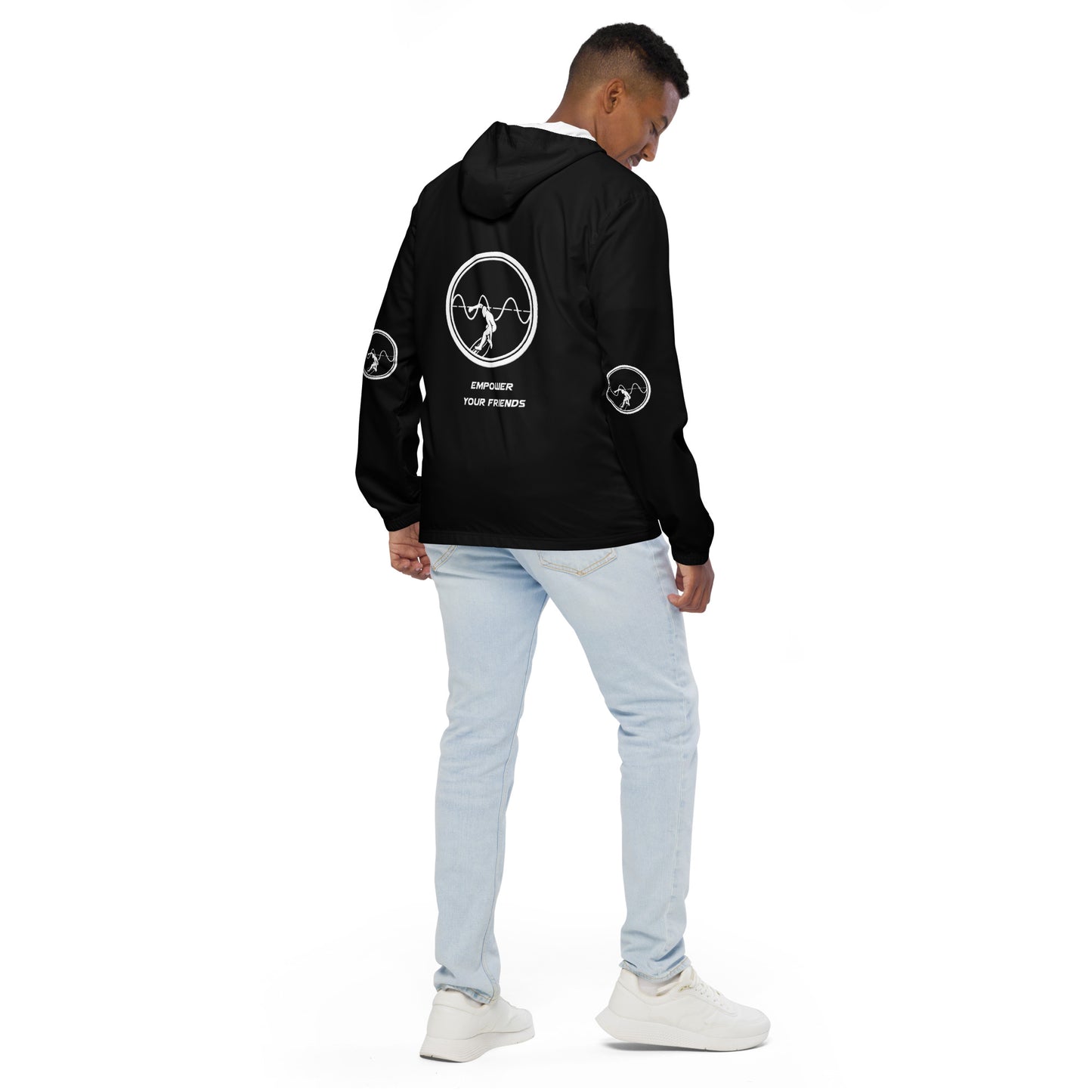 Logo Black Men’s windbreaker