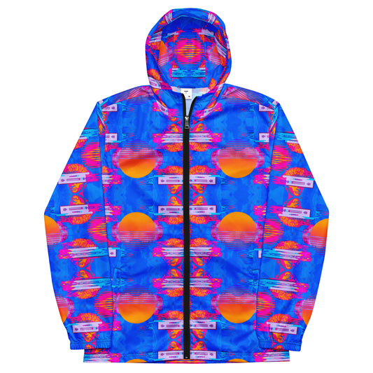 Volume Sun Quad Blue - Unisex Windbreaker