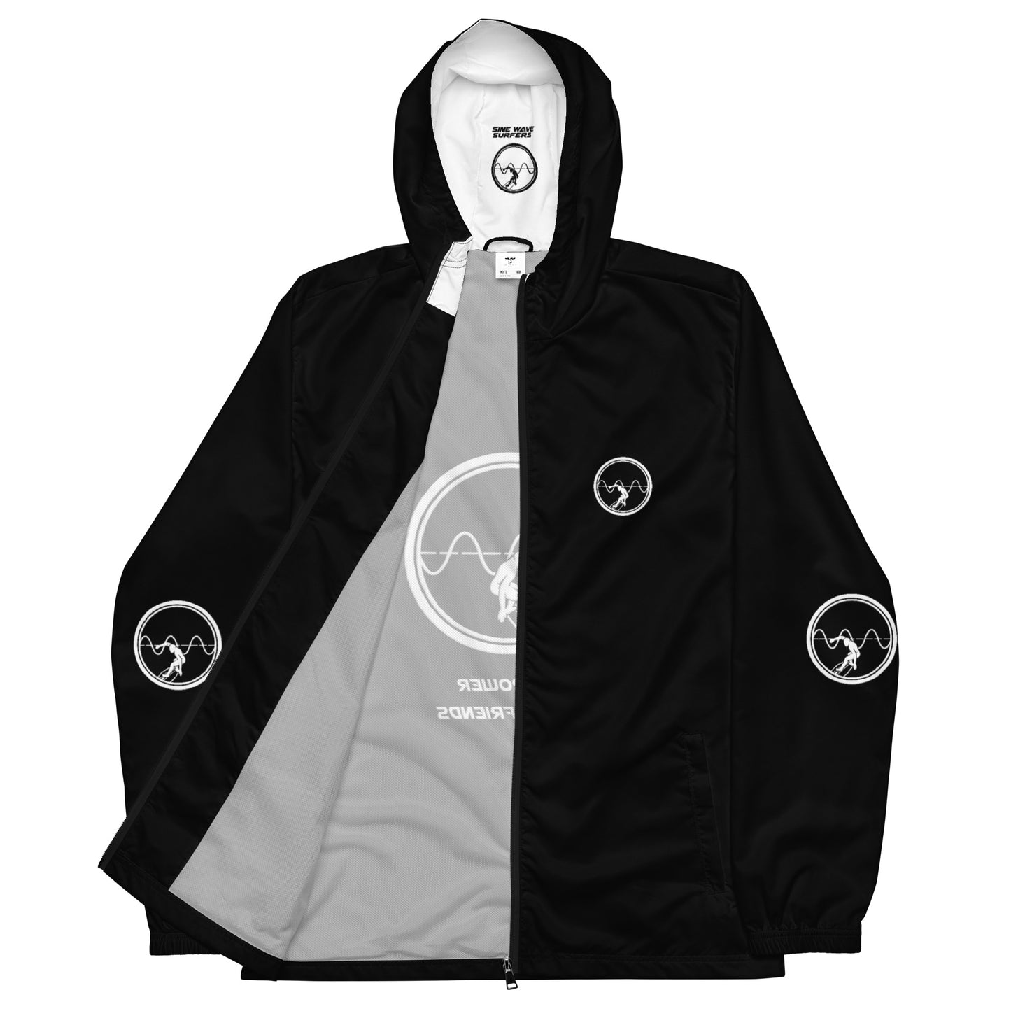 Logo Black Men’s windbreaker