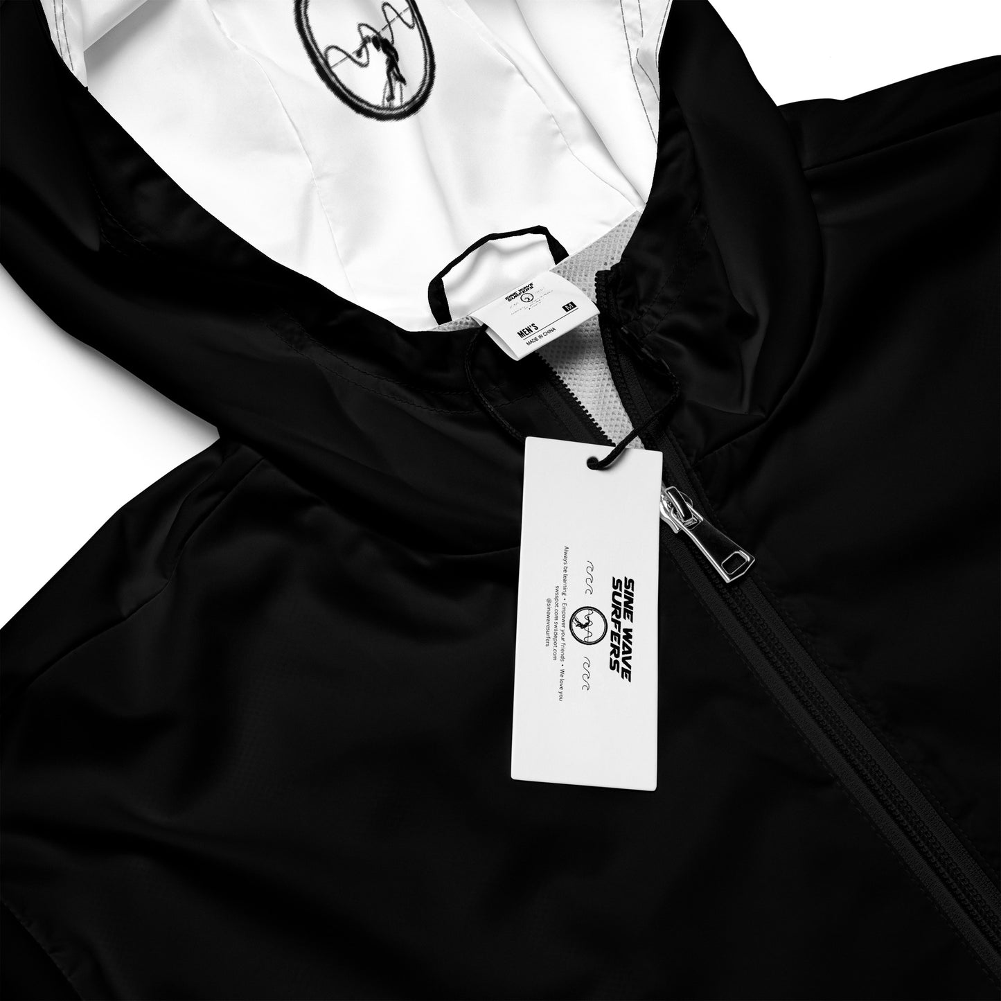 Logo Black Men’s windbreaker