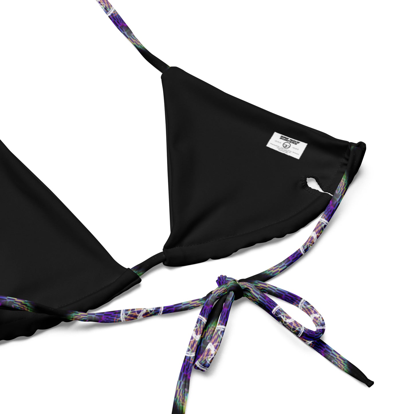 Hyperwave Flamingo - All-over print recycled string bikini