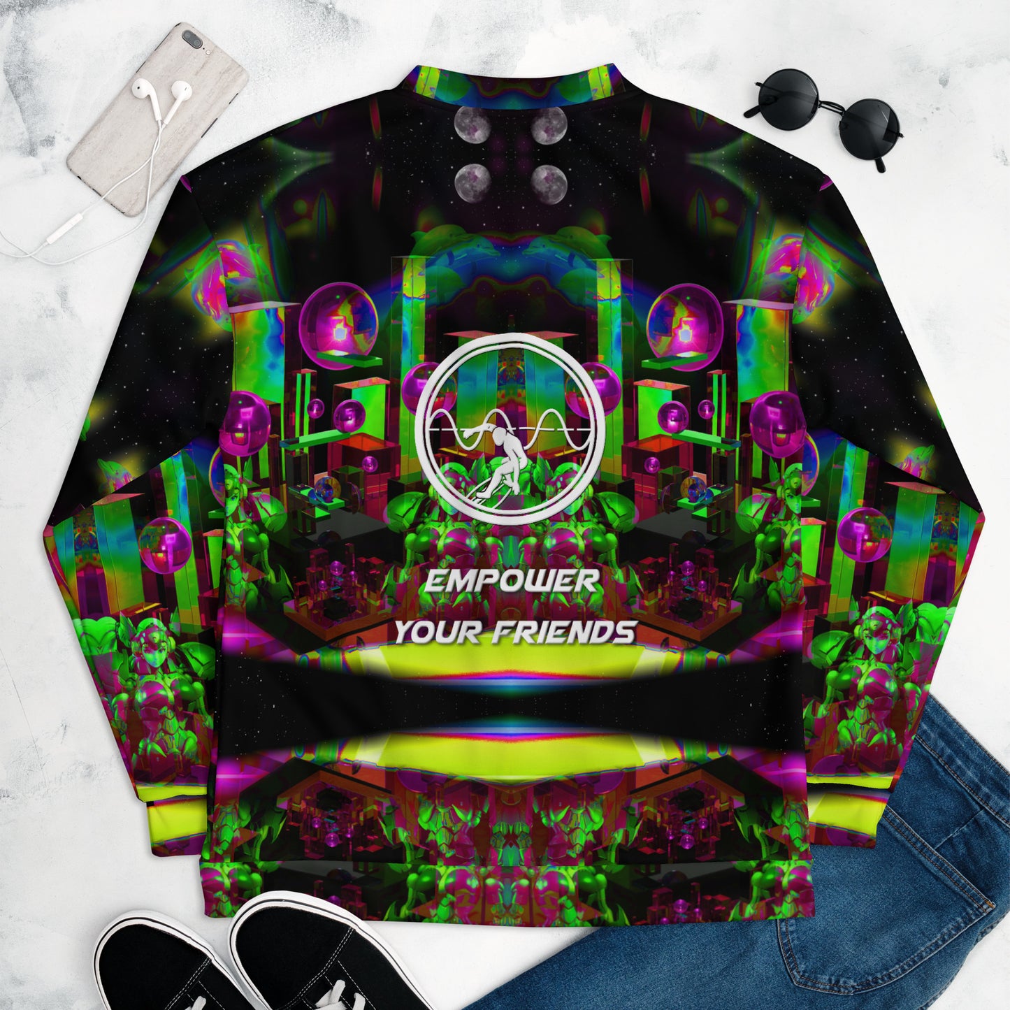 Wave Nite XXVI - Unisex Bomber Jacket