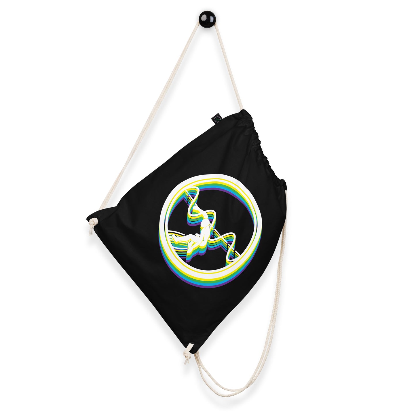 Classic Logo Stack - Organic cotton drawstring bag